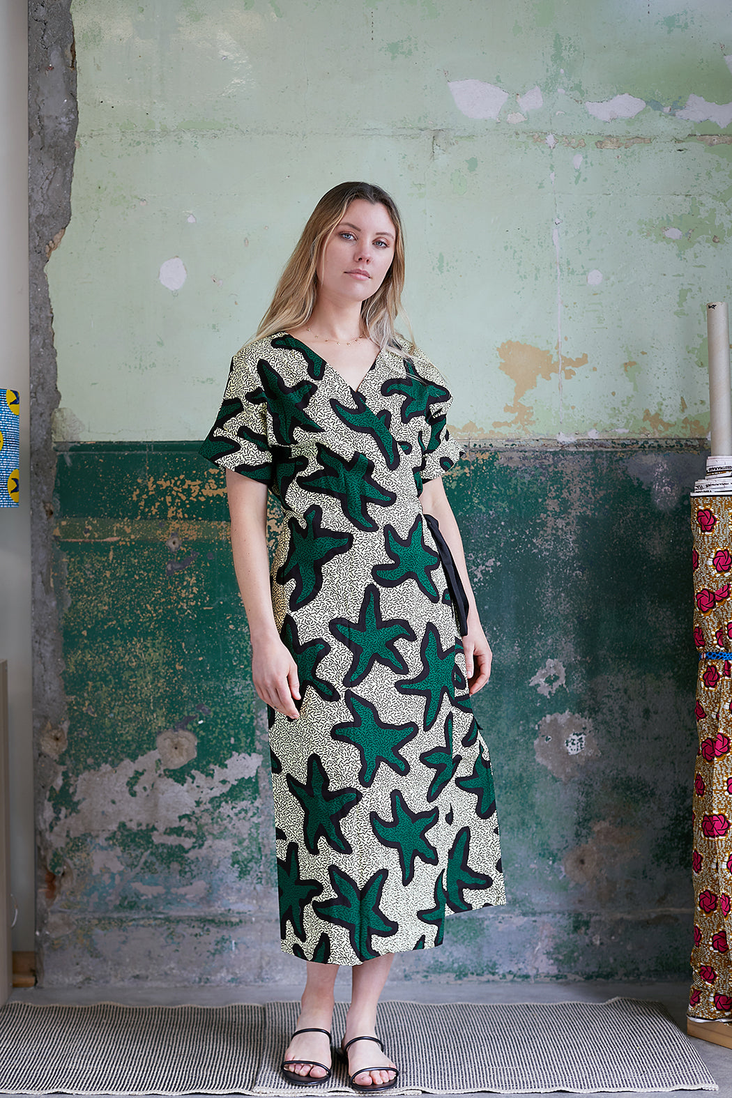 Wrap Dress, Hunter Star