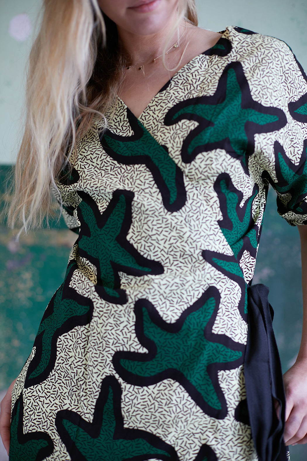 Wrap Dress, Hunter Star