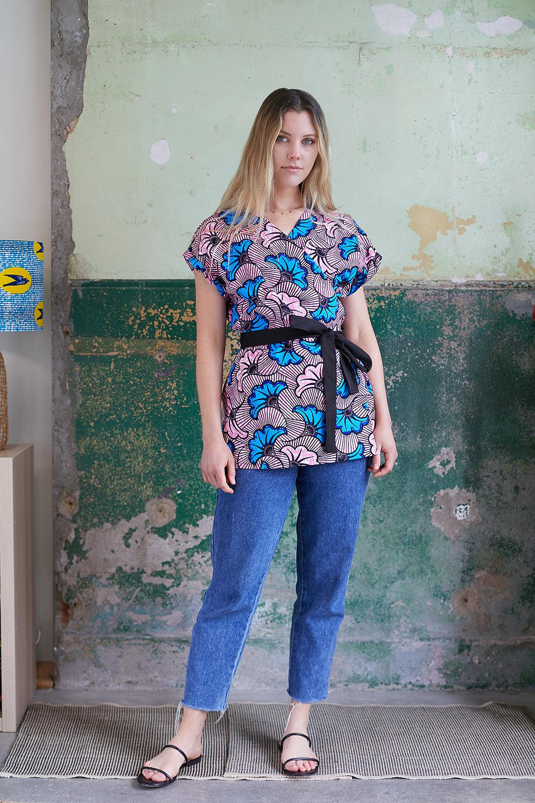 Fleur De Mariage, Nicolette Wrap Shirt, Sea Salt Pink - ULO Australia