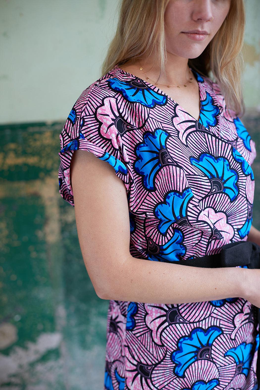Fleur De Mariage, Nicolette Wrap Shirt, Sea Salt Pink - ULO Australia