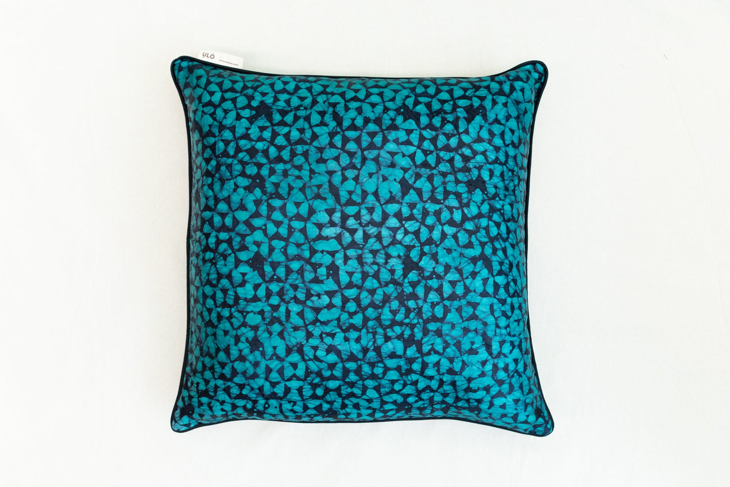 Organic Cotton, Large Cushion, Emerald