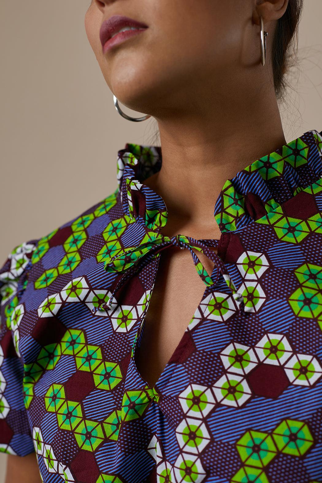 Blouse, Organic Cotton, Winter Blossom - ULO Australia