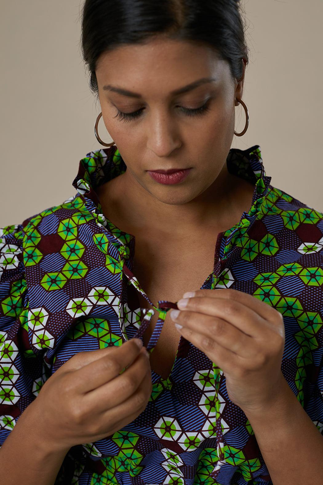 Blouse, Organic Cotton, Winter Blossom - ULO Australia
